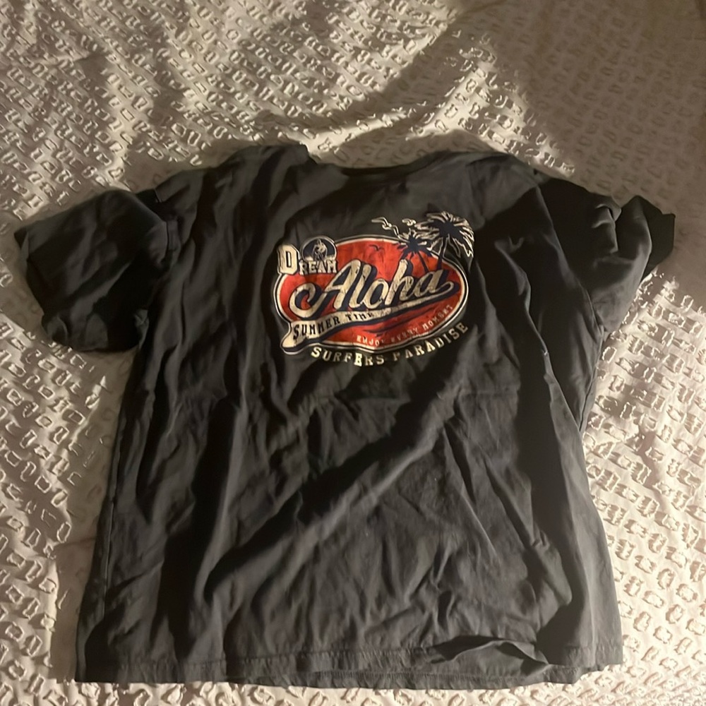 Oversized dark gray t shirt from SHEIN